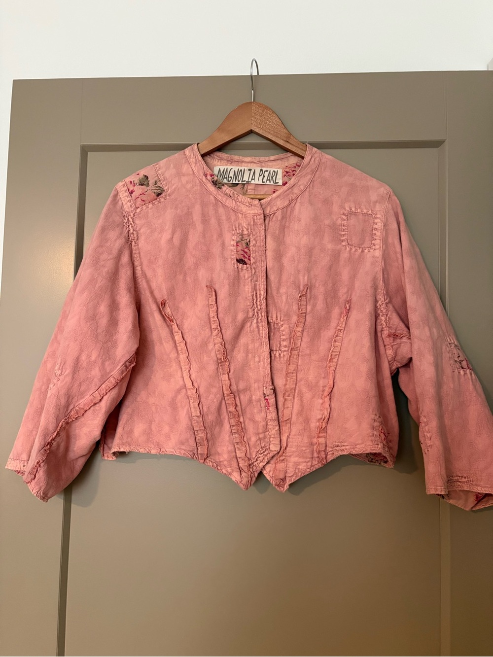 Magnolia Pearl cropped jacket reversible - Picture 4 of 7